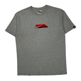 Nike T-Shirt - Large Grey Cotton