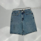 Levis Denim Shorts - 28W 10L Blue Cotton