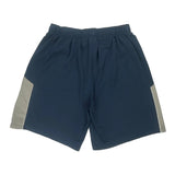 Reebok Sport Shorts - XL Blue Polyester