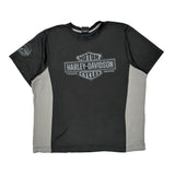 Motor Harley-Davidson Cycles Logo Harley Davidson T-Shirt - 2XL Black Polyester