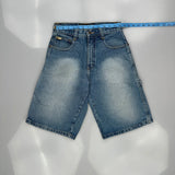 Southpole Cargo Denim Shorts - 26W US 4 Blue Denim