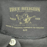 True Religion Polo Shirt - Small Gray Cotton