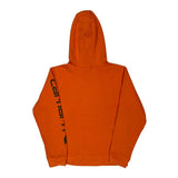 Age 14-16 Carhartt Spellout Hoodie - Large Orange Cotton