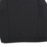 DKNY Womens Black Cotton Blend Crew Neck Sweatshirt M Logo Embroidered