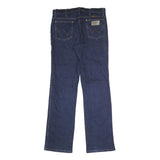 WRANGLER Mens Slim Blue Jeans Denim W33 L32 Classic Straight Zip Pocket