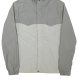 LEVI'S Mens Grey & Light Grey Zip Jacket M Polyester Blend Lightweight Hooded