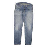 LEVI'S 501CT Mens Jeans Blue Regular Straight Denim Medium W33 L31 Button