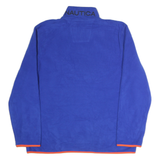NAUTICA Mens Blue & Orange Plain Pullover Crew Neck Basic Knit Jumper XL Casual