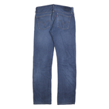 LEVI'S 507 Mens Slim Blue Denim Medium W32 L34 Slim Fit Jeans Zip Closure