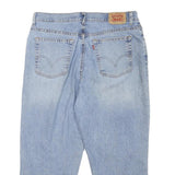 LEVI'S Womens Jeans Blue Slim Straight Denim Medium W33 L22 Classic Denim Zip