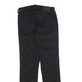 LEVI'S 712 Womens Jeans Black Slim Skinny Denim W25 L27 Stretch Cotton Blend Zip