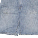LEVI'S Mens Shorts Blue Loose Straight Denim 2XL W36 Casual Summer Wear