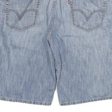 LEVI'S Mens Shorts Blue Loose Straight Denim 2XL W36 Casual Summer Wear