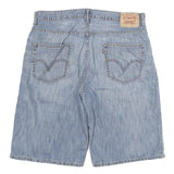 LEVI'S Mens Shorts Blue Loose Straight Denim 2XL W36 Casual Summer Wear