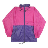 K-WAY Womens Pink & Purple Outdoor Jacket M Polyamide Plain Lightweight Zip