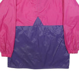 K-WAY Womens Pink & Purple Outdoor Jacket M Polyamide Plain Lightweight Zip