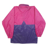 K-WAY Womens Pink & Purple Outdoor Jacket M Polyamide Plain Lightweight Zip