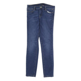 TOMMY HILFIGER Mens Jeans Blue Slim Skinny Denim Medium W30 L29 Zip Closure