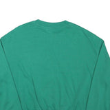 Womens Green California Crew Neck XL Cotton Blend Sweatshirt Casual Pullover