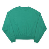 Womens Green California Crew Neck XL Cotton Blend Sweatshirt Casual Pullover