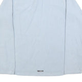 PUMA Womens Blue Plain Jumper Half Zip Basic Knit M Sportswear Activewear