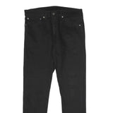LEVI'S 512 Mens Jeans Black Regular Skinny Denim Dark W34 L30 Stretch Cotton