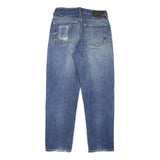 DKNY Mens Jeans Blue Regular Straight Denim Light W32 L29 Classic Fit Distressed