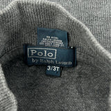 Age 2 Polo By Ralph Lauren 1/4 Zip - XS Grey Cotton