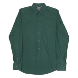 CALVIN KLEIN Mens Green Shirt S Slim Fit Button Long Sleeve Casual