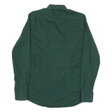 CALVIN KLEIN Mens Green Shirt S Slim Fit Button Long Sleeve Casual