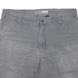 CARHARTT Mens Shorts Grey Relaxed Fit L W38 Durable Workwear