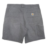 CARHARTT Mens Shorts Grey Relaxed Fit L W38 Durable Workwear