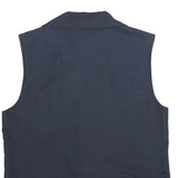 FAIR LADY Womens Navy Blue Jacket L Woven Zip Plain Comfortable Classic