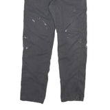 CARHARTT Mens Cotton Blend Grey Regular Straight Trousers W34 L32 Workwear