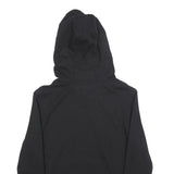 FILA Womens Black Hoodie S Cotton Blend Pullover Logo Sweatshirt