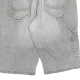 BIO COTTON Mens Grey Casual Denim Shorts M W30 Comfortable Fit Summer Style