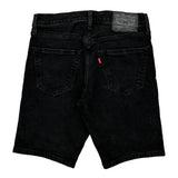 Levis Denim Shorts - 29W 10L Black Cotton