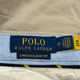 Polo By Ralph Lauren Chino Shorts - 34W 8L Beige Cotton
