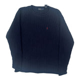 Polo By Ralph Lauren Sweater - Large Blue Cotton
