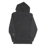 CHAMPION REVERSE WEAVE Mens Black Hoodie S Cotton Blend Pullover Casual