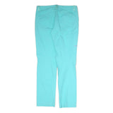 PATAGONIA Womens Cotton Blend Blue Regular Straight Trousers W34 L32 Outdoor