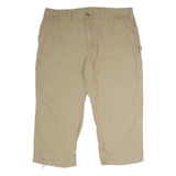 CARHARTT Mens Cotton Beige Loose Straight Trousers W46 L30 Workwear Cargo Casual