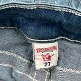 True Religion Skinny Jeans - 28W US 2 Blue Cotton