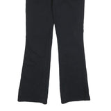DICKIES Womens Cotton Blend Black Slim Trousers W30 L30 Casual Zip Closure