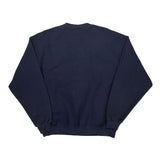 Tigger Graphic Disney Cartoon Sweatshirt - Large Navy Cotton Blend