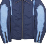 MCGREGOR Mens Navy & Blue Zip Jacket M Polyamide Colourblock Stylish Casual