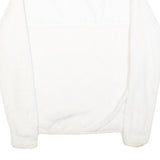 CHAMPION Womens White Zip Jacket M Polyester Plain Casual Comfort Soft Fleece