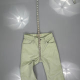 Levis Cord Jeans - 27W UK 8 Green Cotton