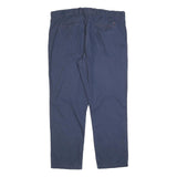 TOMMY HILFIGER Mens Cotton Blend Blue Regular Fit Straight Trousers W36 L30