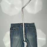 Enyce Graphic Jeans - 36W 31L Blue Cotton Blend